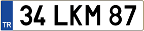 Truck License Plate